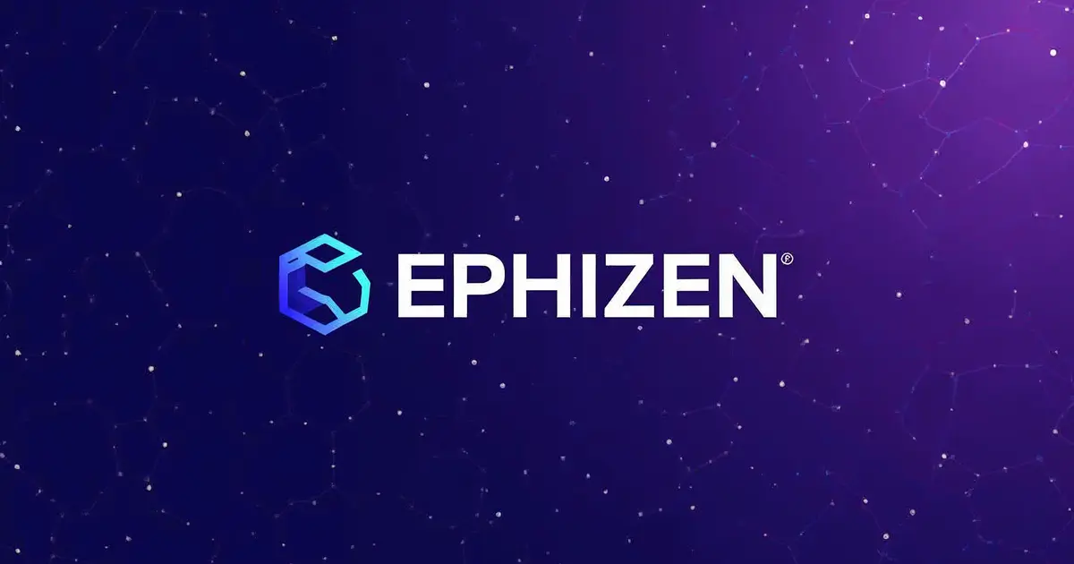 Ephizen brand identity and geometric patterns
